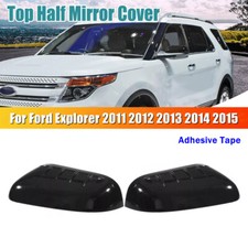 Tampas de meia tampa de espelho retrovisor lateral preto brilhante para Ford Explorer 2011-2015 comprar usado  Enviando para Brazil