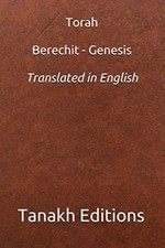 Torah berechit genesis for sale  UK