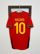 Camisa masculina Belgium Home futebol 2014 futebol #10 Hazard tamanho XL comprar usado  Enviando para Brazil