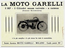 Pubblicita 1920 garelli usato  Biella