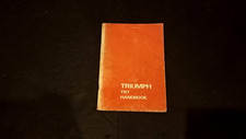 Triumph tr7 handbook for sale  San Antonio