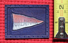 Pennant cigarro universitário adesivo bandeira couro tabaco 1920 University Oklahoma comprar usado  Enviando para Brazil