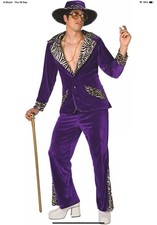 Mens purple pimp for sale  NEWBURY