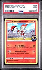 Pokemon promocional de futsal Scorbunny On The Ball 004/005 Reino Unido EXCLUSIVO | PSA 9 comprar usado  Enviando para Brazil