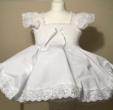 White cotton broderie for sale  HASTINGS