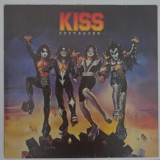 KISS LP 1976 Destroyer Germany Censored Blue label EMI Electrola Ships From USA comprar usado  Enviando para Brazil