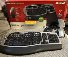 Teclado, mouse e dongle Microsoft Wireless Optical Desktop Comfort Edition comprar usado  Enviando para Brazil