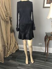 Saia curta de couro preta autêntica Roberto Cavalli, tamanho P, excelente comprar usado  Enviando para Brazil