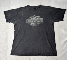 Camiseta masculina vintage Harley Davidson XL preta logotipo cromado motocicleta bicicleta comprar usado Camiseta masculina vintage Harley Davidson XL preta logotipo cromado motocicleta bicicleta comprar usado  Enviando para Brazil
