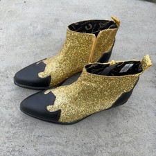 Gold glitter cowboy for sale  WIGAN