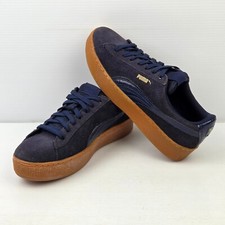 Tênis PUMA Feminino Vikky 1.5 Plataforma 2021 Azul Camurça EUA 9 Reino Unido 6.5 comprar usado  Enviando para Brazil