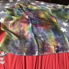 Damenschal seidenmalerei handa gebraucht kaufen  Hessisch Oldendorf