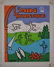 Affiche tourisme ain d'occasion  La Courtine
