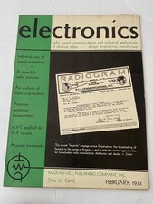1934 electronics vintage for sale  USA