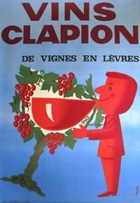 Poster poster wines d'occasion  Expédié en Belgium