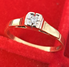 Brillantsolitär ring diamant gebraucht kaufen  Leipheim