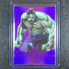 2024 Marvel Metal Universe Avengers HULK retrô pedras preciosas de metal roxo 5/5 comprar usado  Enviando para Brazil