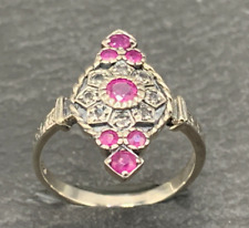 Ring rubin weiß gebraucht kaufen  Berlin