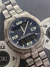 Breitling Aerospace E75362 black matte dial Full Titanium SERVICE, usado comprar usado  Enviando para Brazil