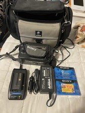 Câmera Filmadora Analógica Sony Handycam CCD-TR818 Hi-8 Testada Funciona Ótimo Pacote Bolsa comprar usado  Enviando para Brazil