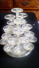 Usado, MESA DE FÉRIAS VINTAGE DE PLÁSTICO ÁRVORE DE CRISTAL FESTA PEÇA CENTRAL HOR D'OEUVRES comprar usado  Enviando para Brazil