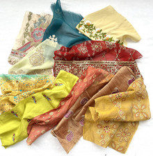 Silk sari fabric for sale  HEANOR
