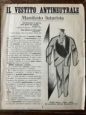 Giacomo balla vestito usato  Firenze