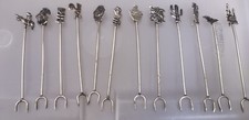 LOTE DE GARFOS ALPACA MEXICANO VINTAGE HOR D' VORES CONJUNTO DE 12 comprar usado  Enviando para Brazil
