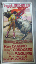 Affiche ancienne corrida d'occasion  Guichen