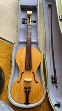 rarität 3 saitige fidel fiedel geige HOPF + koffer +  bogen comprar usado  Enviando para Brazil