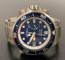 Relógio de mergulho Citizen Promaster Aqualand Eco Drive J250 S126207 azul comprar usado  Enviando para Brazil