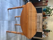 Table merisier massif d'occasion  Roissy-en-Brie