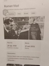 Autografo compositore musicolo usato  Villa Santo Stefano
