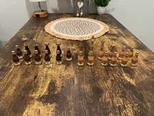 Wood brass chess for sale  Bellevue