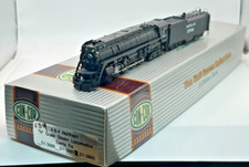 Locomotiva a vapor N Scale Con-Cor #01-3890 Santa Fe 4-8-4 Northern caixa original comprar usado  Enviando para Brazil
