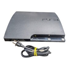 Usado, Console Sony PlayStation 3 Slim PS3 250GB preto CECH-2001B com cabo de alimentação CA funcionando comprar usado  Enviando para Brazil