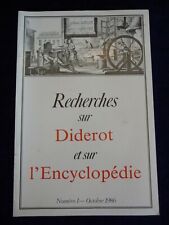 Recherches diderot encyclopedi d'occasion  Langres