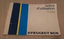 Peugeot 505 manuel d'occasion  Cluses
