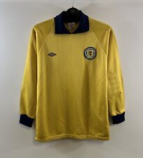 Camisa de futebol Scotland GK 1982/85 adultos pequena Umbro A574 comprar usado  Enviando para Brazil