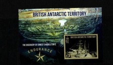 TERRITÓRIO ANTÁRTICO BRITÂNICO 2024, RESISTÊNCIA DE SHACKLETON; M/S, SEM MARCA DE CHARNEIRA comprar usado  Enviando para Brazil