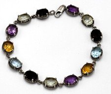 Multicolor edelstein armband gebraucht kaufen  Höxter