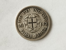 Silver three pence for sale  THETFORD