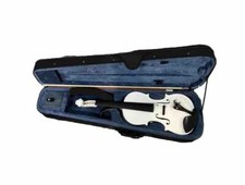 Violino Mendini by Cecilio para crianças e adultos com estojo macio e arco 4/4 - Branco comprar usado  Enviando para Brazil