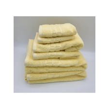 Usado, Conjunto de 6 toalhas amarelas My Pillow 100% algodão shirpur toalhas absorventes macias comprar usado  Enviando para Brazil