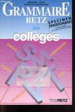 Grammaire retz collèges d'occasion  Saint-Denis-de-Pile