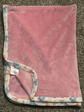 Cobertor de bebê le Bebe FAVORITE rosa com unicórnios rosa e acabamento arco-íris, usado comprar usado  Enviando para Brazil
