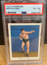 Raro 1910 T220 Mecca Champions of Boxing Marvin Hart PSA 6 EX-MT Sharp comprar usado  Enviando para Brazil