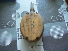 Wooden boat pulley d'occasion  Expédié en Belgium