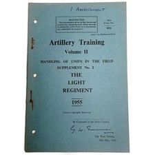 Royal artillery training for sale  ORPINGTON