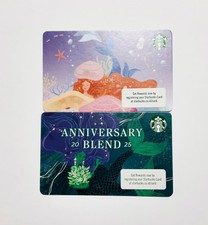 Conjunto de 2 cartões Starbucks cartão Indonésia sereia sereia 2025 comprar usado  Enviando para Brazil